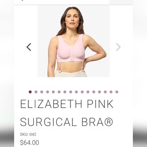 2 Masthead Elizabeth Pink Surgical Bras